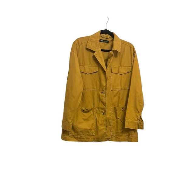 Zara Women's Yellow Utility Jacket - Picture 1 of 4